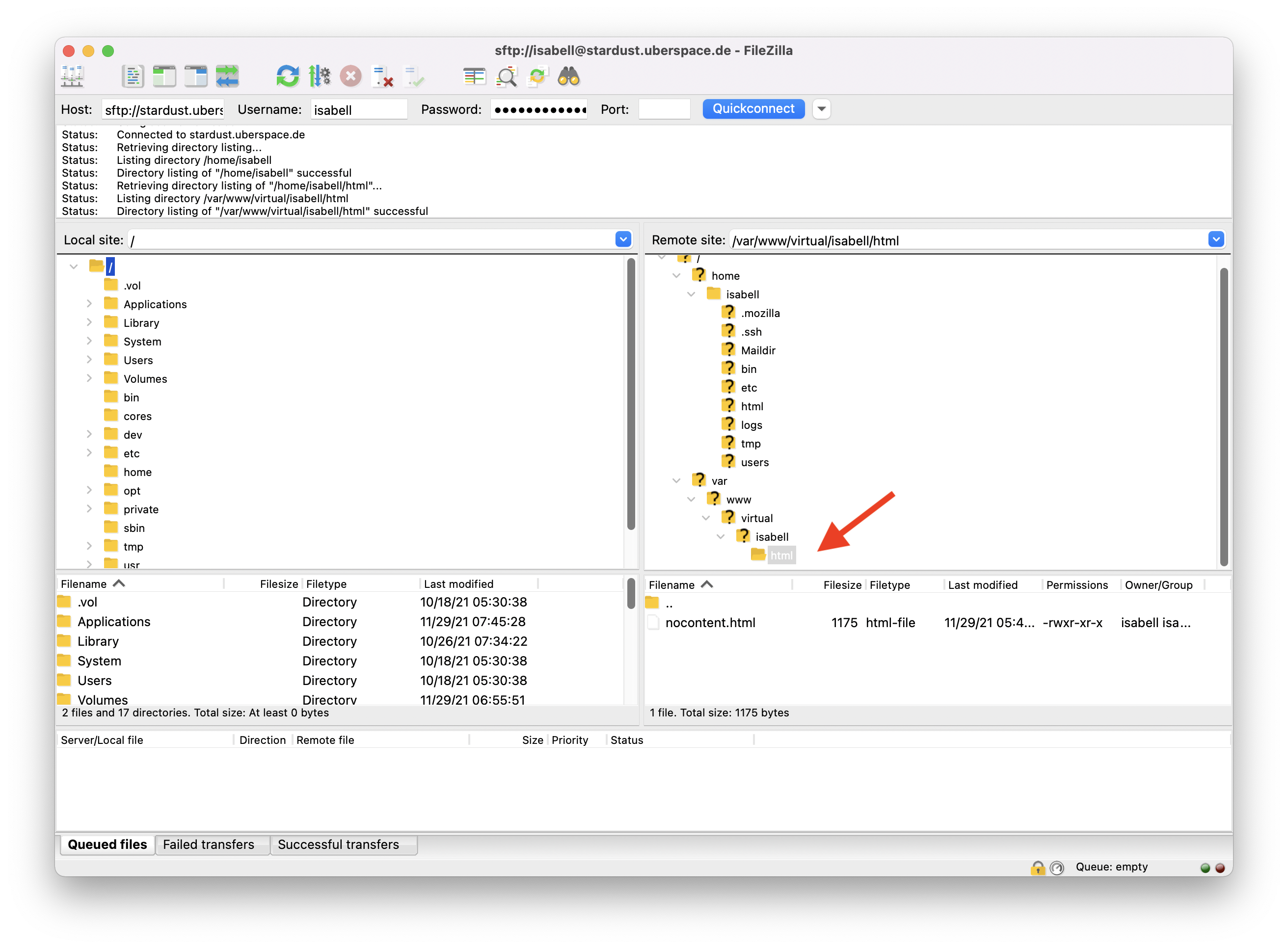 directory tree